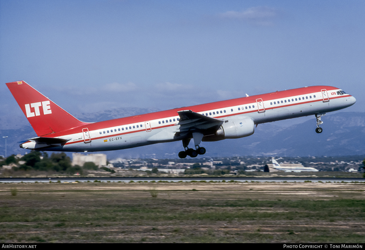 Aircraft Photo of EC-EFX | Boeing 757-2G5 | LTE International Airways | AirHistory.net #343611