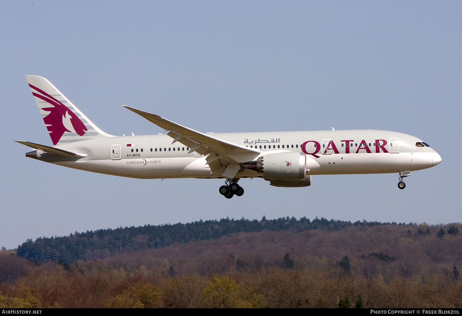Aircraft Photo of A7-BCH | Boeing 787-8 Dreamliner | Qatar Airways | AirHistory.net #343631