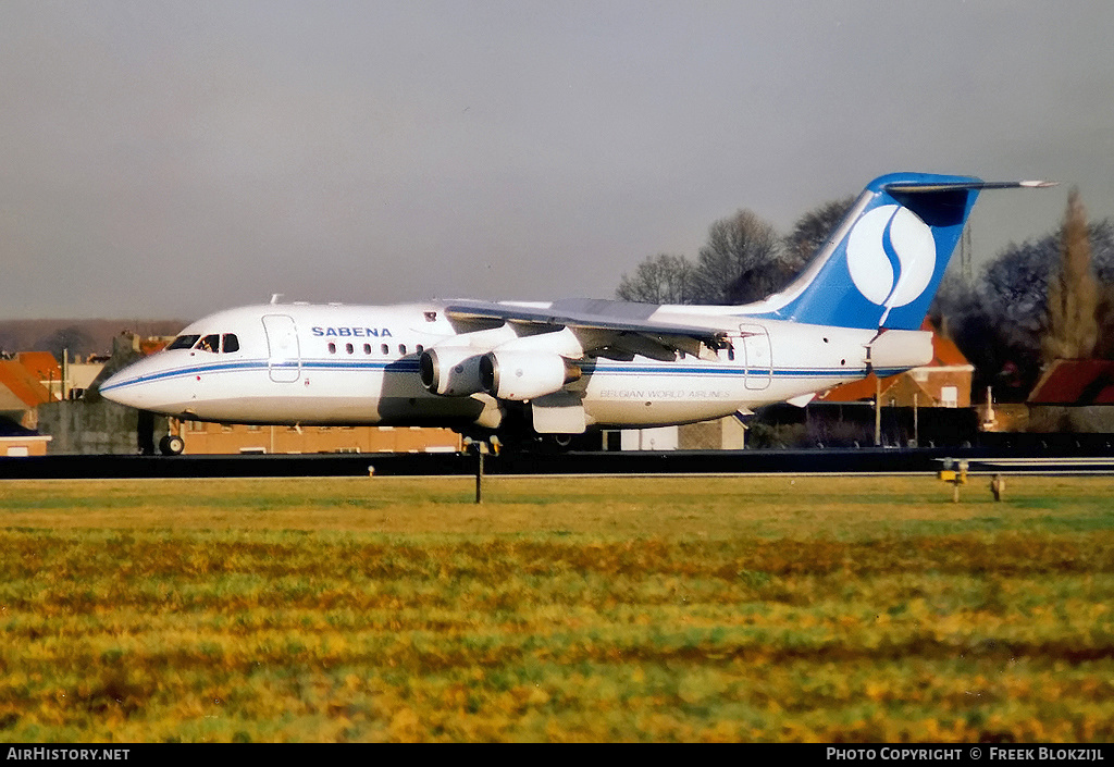 Aircraft Photo of OO-DJD | British Aerospace BAe-146-200A | Sabena | AirHistory.net #343639