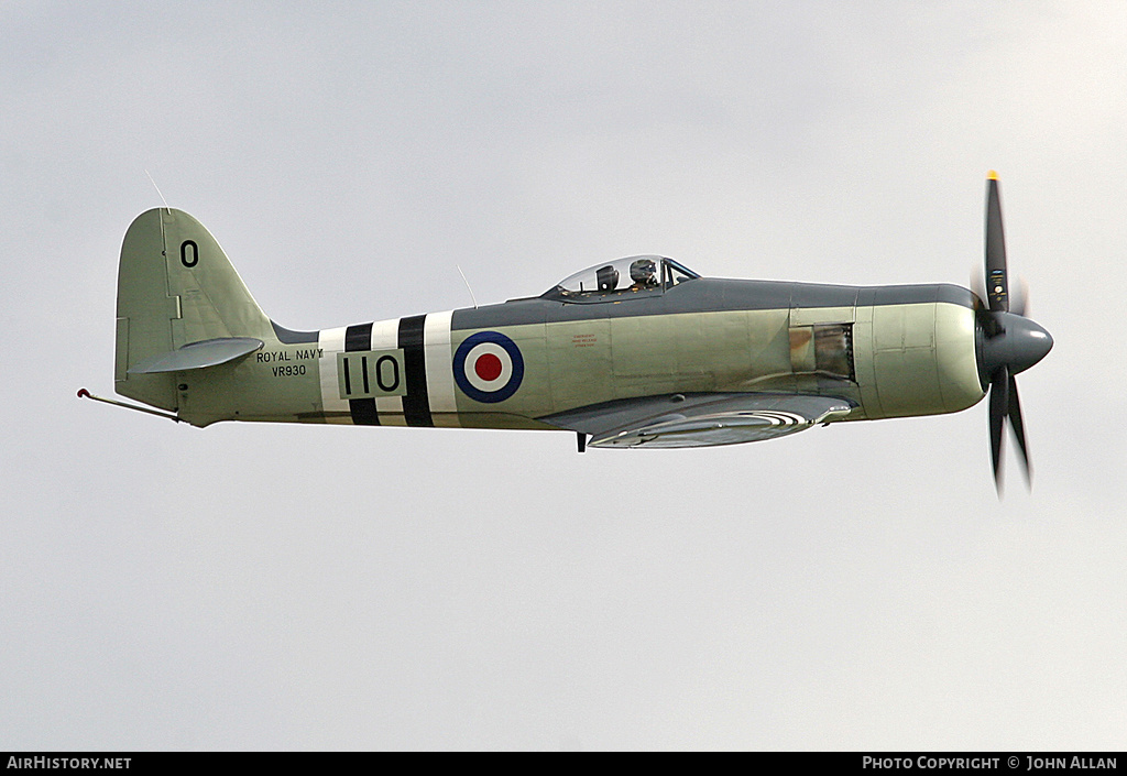 Aircraft Photo of VR930 | Hawker Sea Fury FB11 | UK - Navy | AirHistory.net #343648