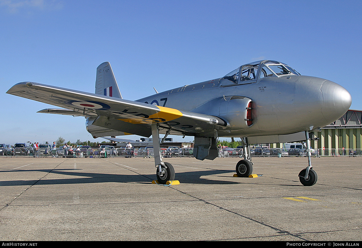 Aircraft Photo of G-AOBU / XD693 | Hunting Percival P.84 Jet Provost T1 | UK - Air Force | AirHistory.net #343655