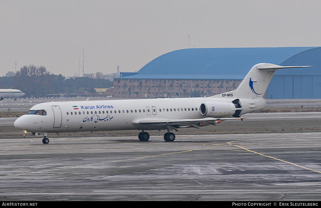 Aircraft Photo of EP-MIS | Fokker 100 (F28-0100) | Karun Airlines | AirHistory.net #343667