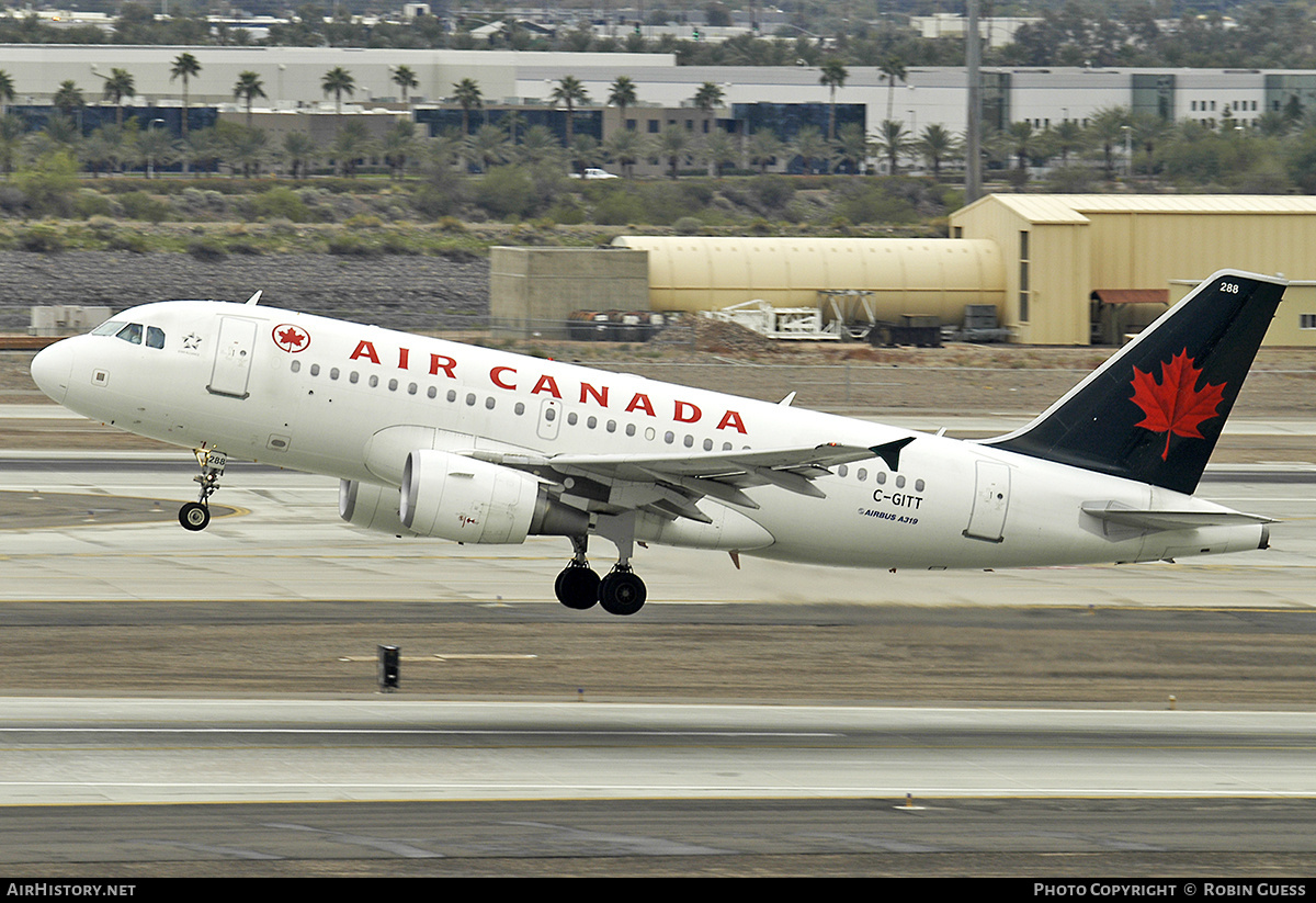 Aircraft Photo of C-GITT | Airbus A319-112 | AirHistory.net #343675