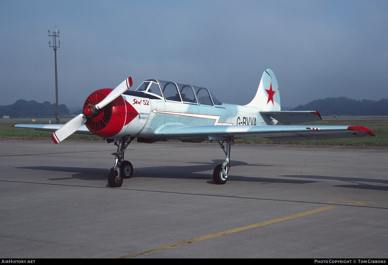 Aircraft Photo of G-BVVA | Yakovlev Yak-52 | Soviet Union - Air Force | AirHistory.net #343727