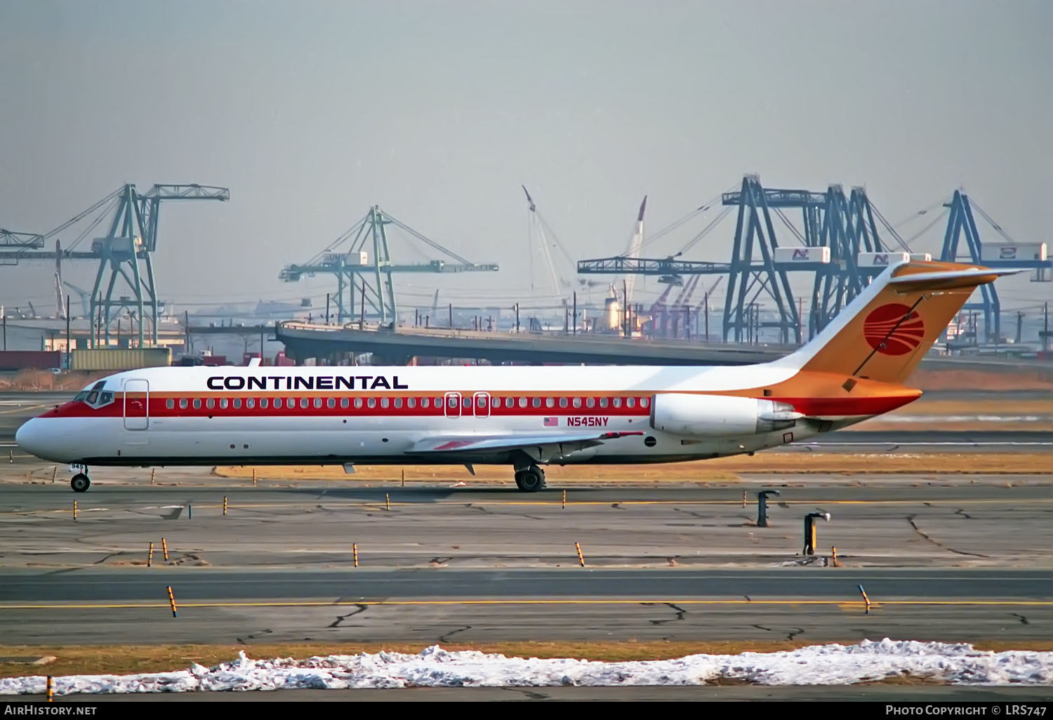 Aircraft Photo of N545NY | McDonnell Douglas DC-9-32 | Continental Airlines | AirHistory.net #343737