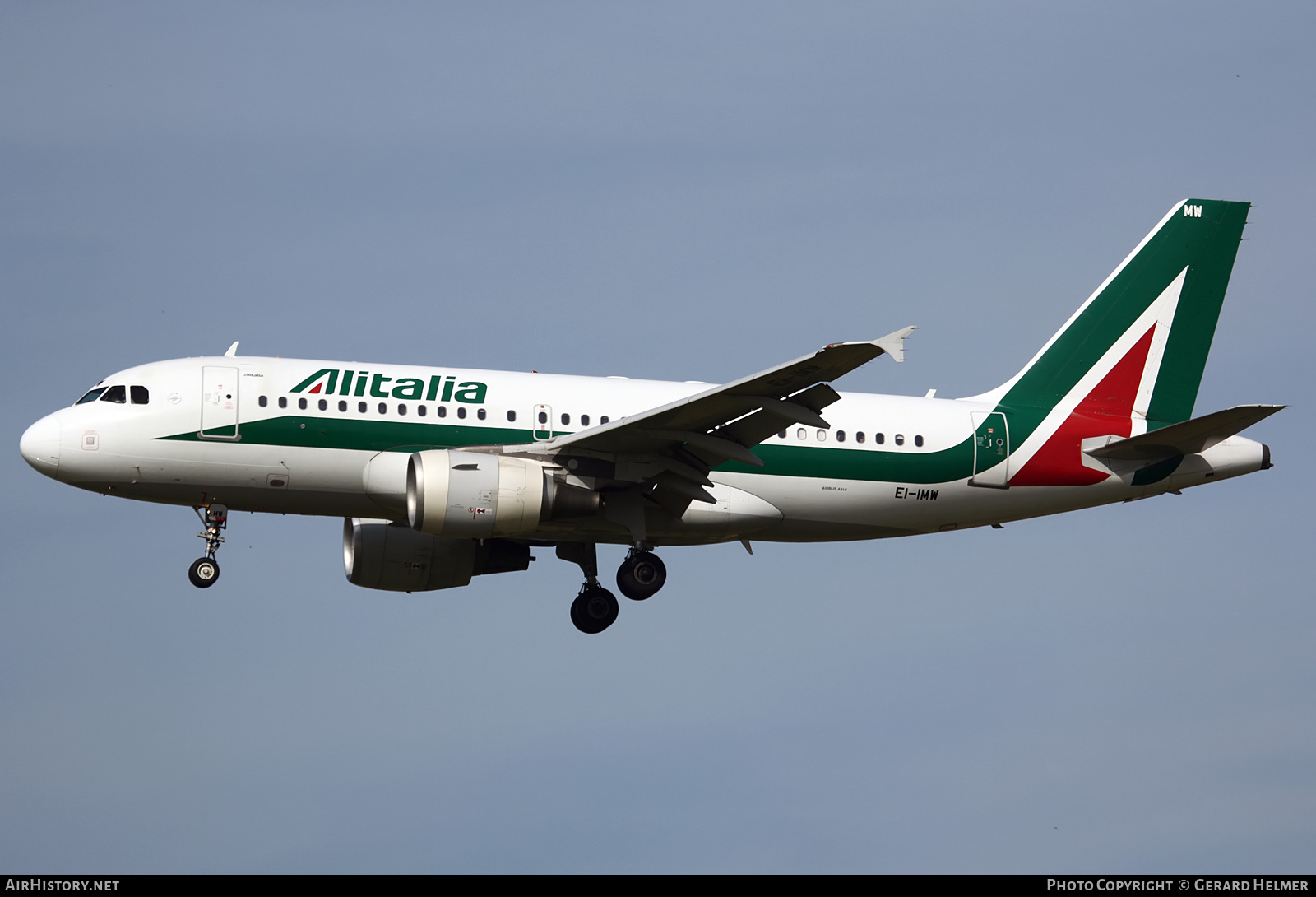 Aircraft Photo of EI-IMW | Airbus A319-111 | Alitalia | AirHistory.net #343752