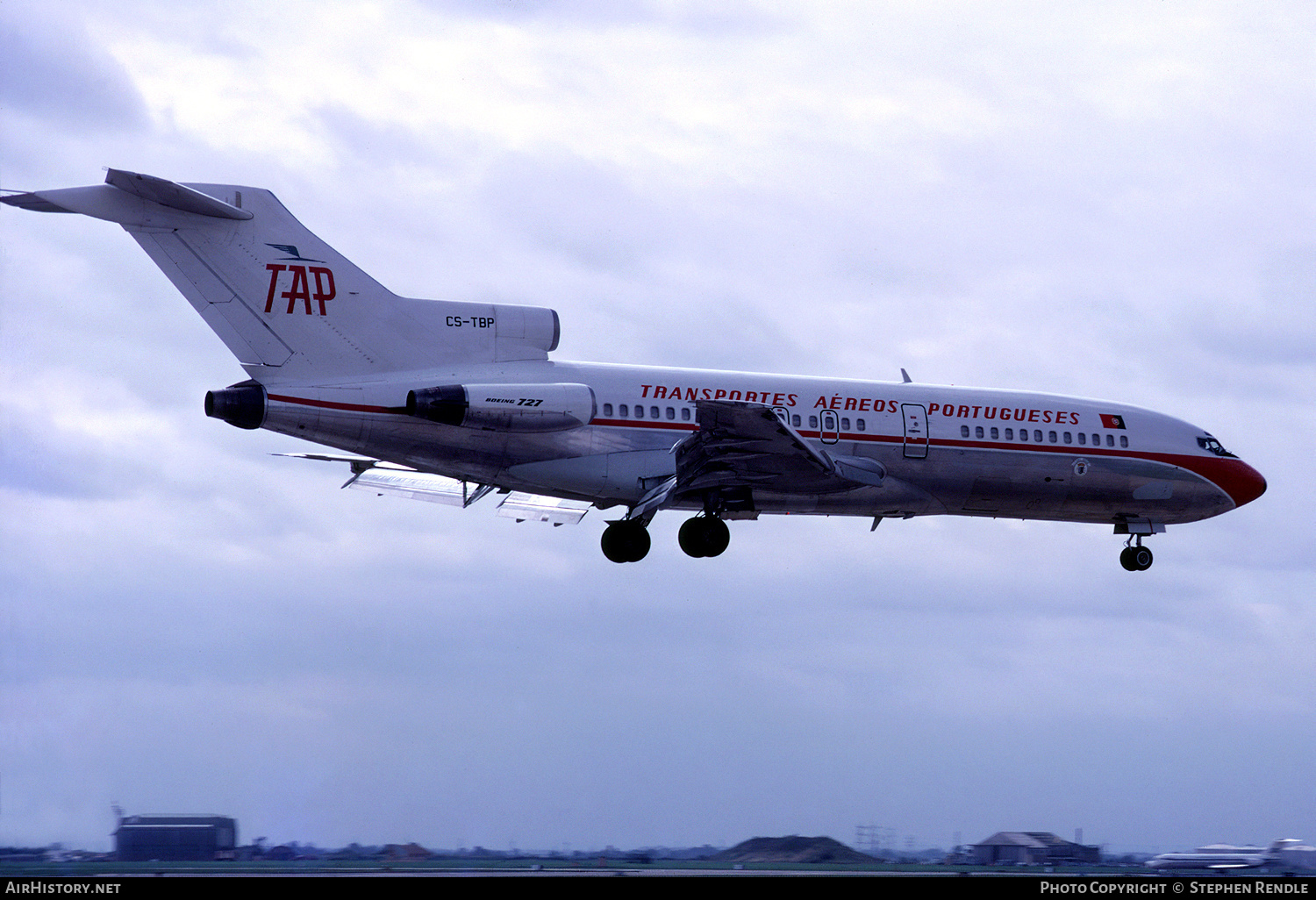 Aircraft Photo of CS-TBP | Boeing 727-82 | TAP - Transportes Aéreos Portugueses | AirHistory.net #343768