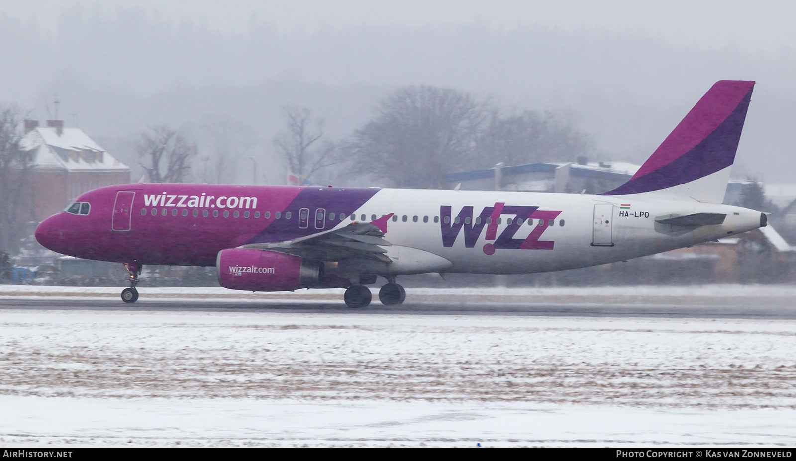 Aircraft Photo of HA-LPO | Airbus A320-232 | Wizz Air | AirHistory.net #343774