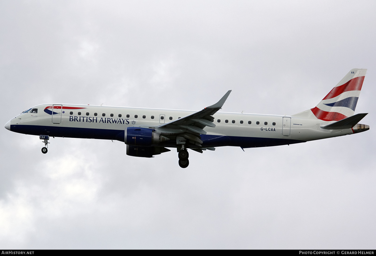 Aircraft Photo of G-LCAA | Embraer 190SR (ERJ-190-100SR) | British Airways | AirHistory.net #343775