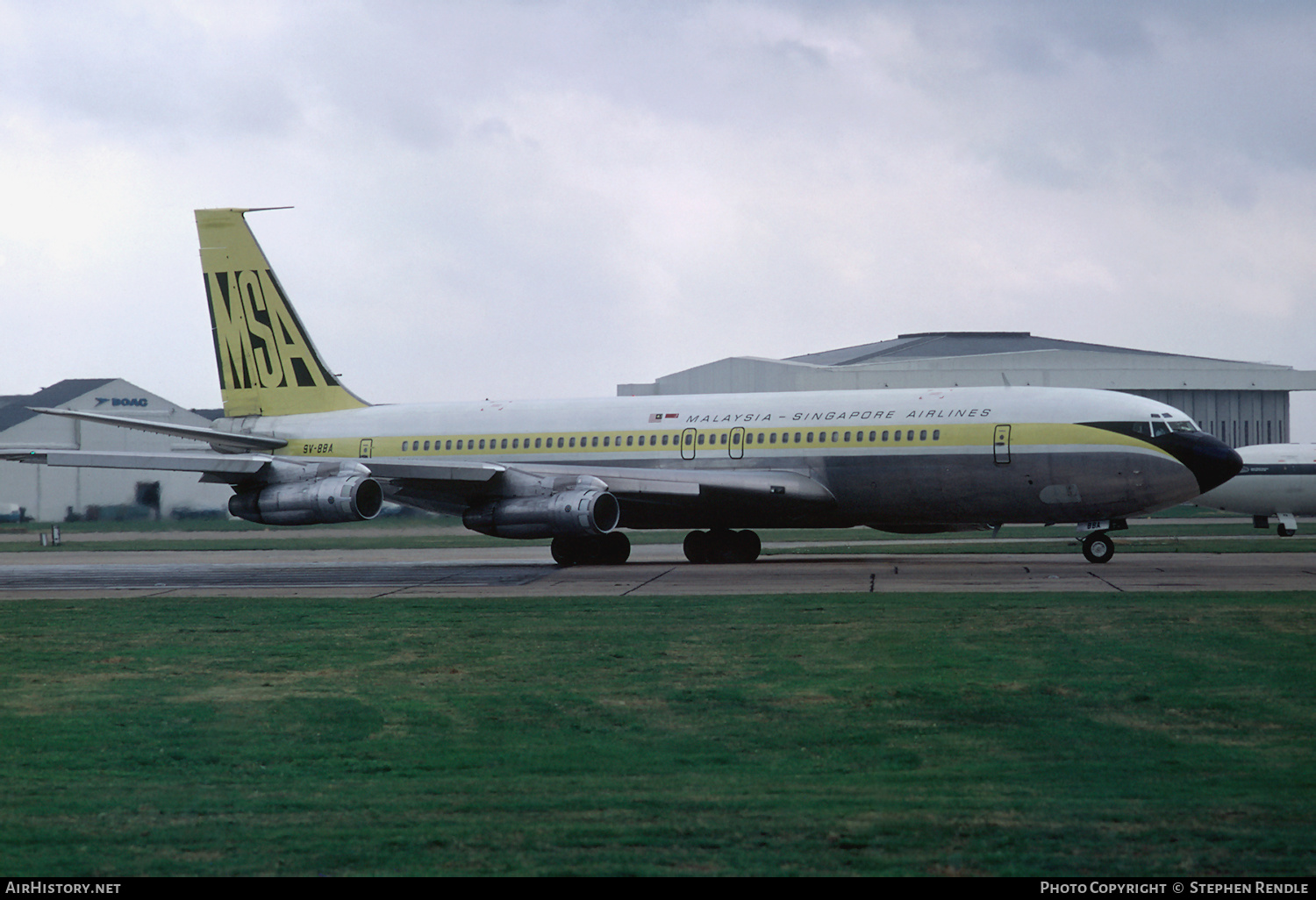 Aircraft Photo of 9V-BBA | Boeing 707-312B | Malaysia-Singapore Airlines - MSA | AirHistory.net #343777