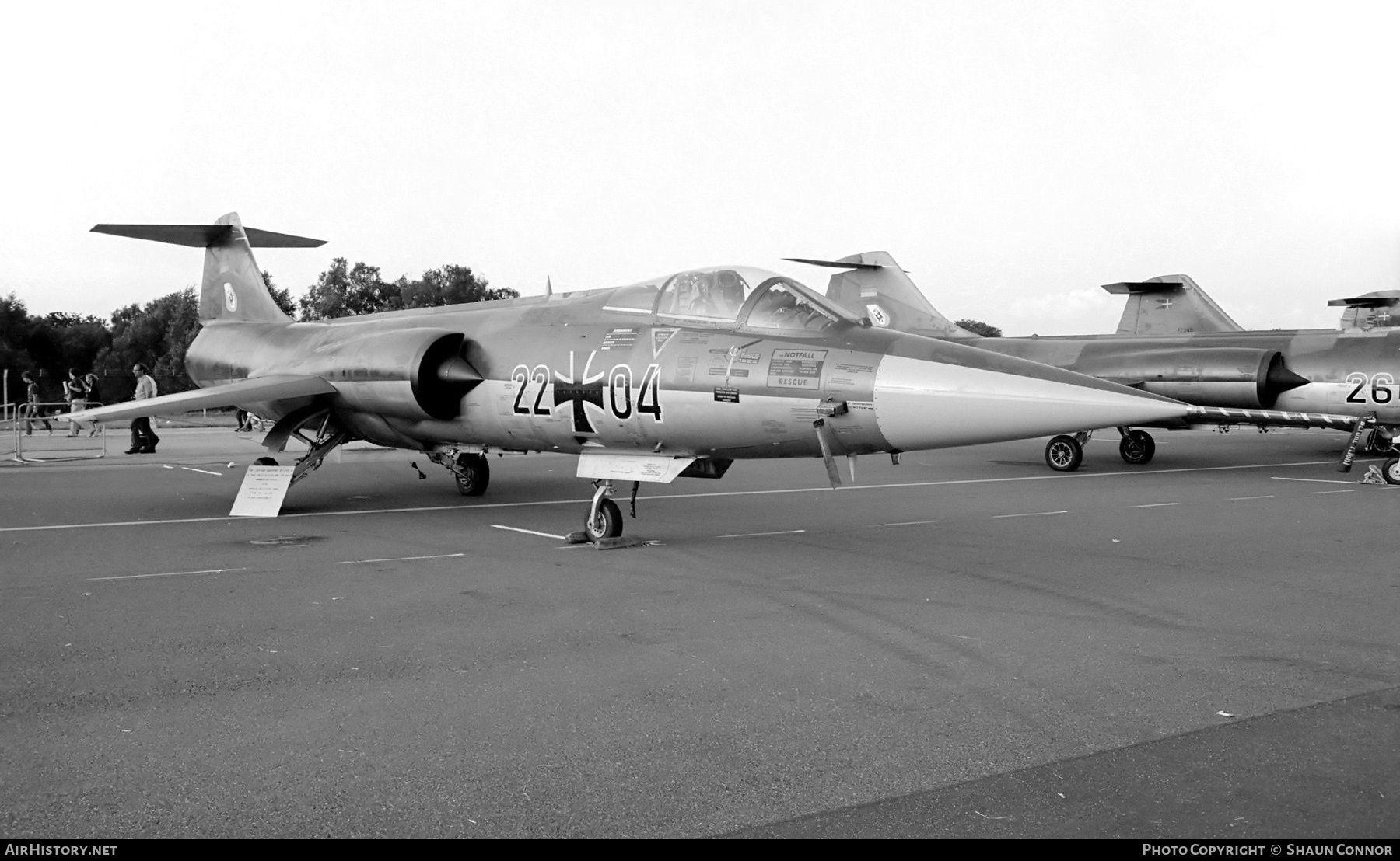 Aircraft Photo of 2204 | Lockheed F-104G Starfighter | Germany - Air Force | AirHistory.net #343784