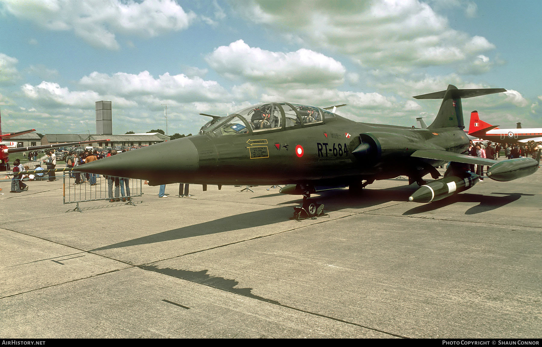 Aircraft Photo of RT-684 | Lockheed TF-104G Starfighter | Denmark - Air Force | AirHistory.net #343789