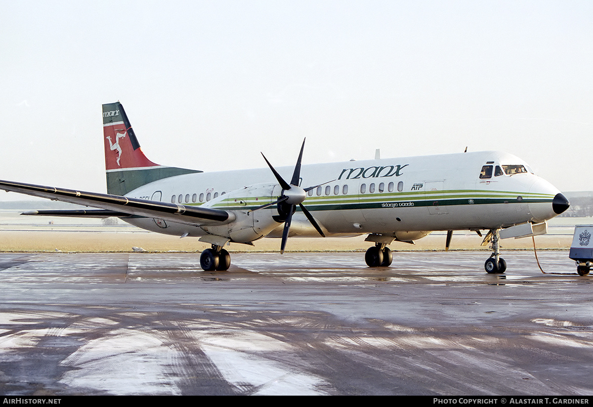 Aircraft Photo of G-PEEL | British Aerospace ATP | Manx Airlines | AirHistory.net #343798