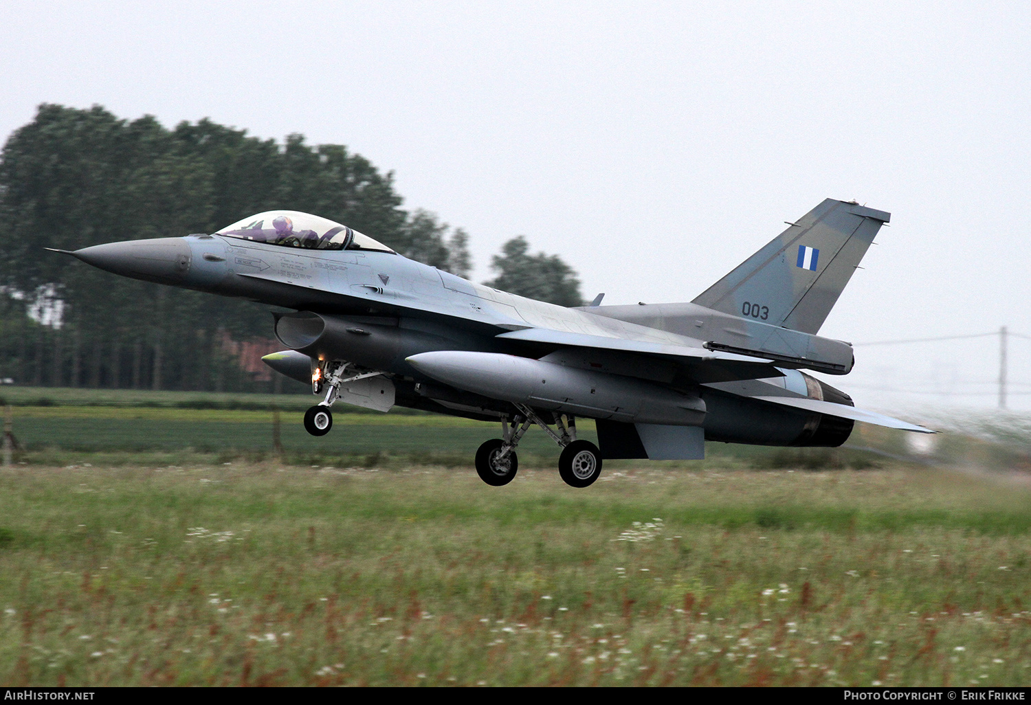 Aircraft Photo of 003 | Lockheed Martin F-16CJ Fighting Falcon | Greece - Air Force | AirHistory.net #343810