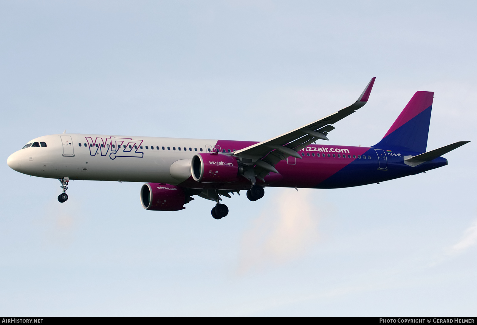 Aircraft Photo of HA-LVC | Airbus A321-271NX | Wizz Air | AirHistory.net #343824