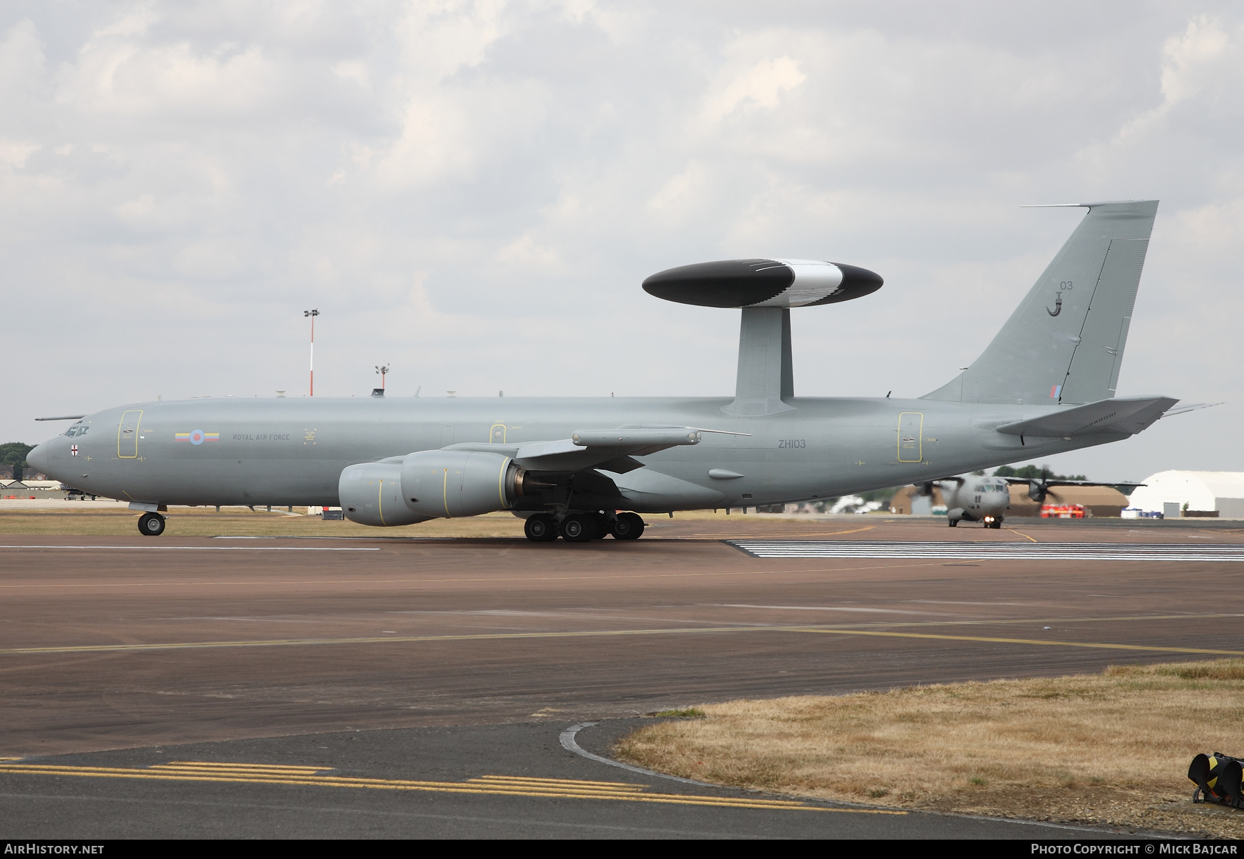 Aircraft Photo Of Zh103 Boeing E 3d Sentry Aew1 707 300 Uk Air Force Airhistory Net 3437