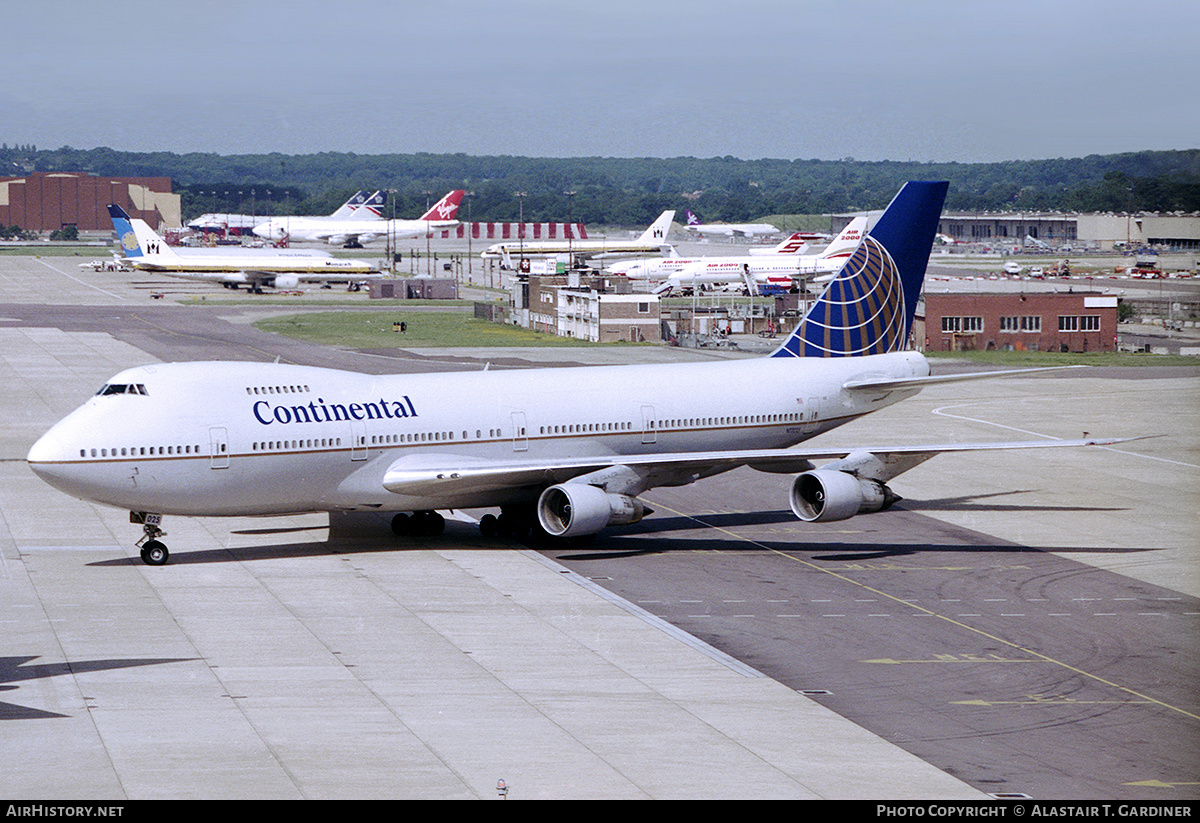 Aircraft Photo of N17025 | Boeing 747-238B | Continental Airlines | AirHistory.net #343854