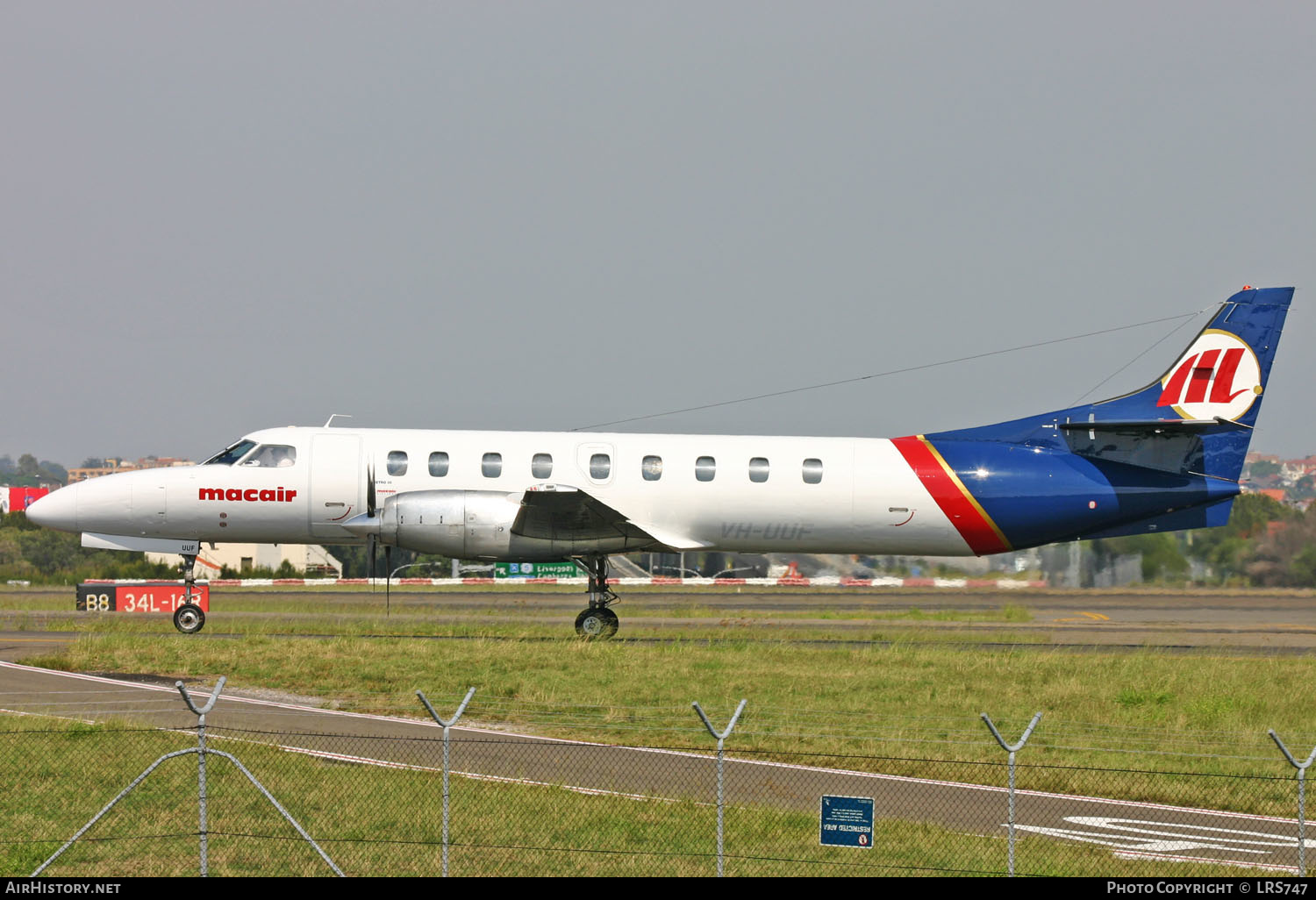 Aircraft Photo of VH-UUF | Fairchild SA-227AC Metro III | MacAir Airlines | AirHistory.net #343865