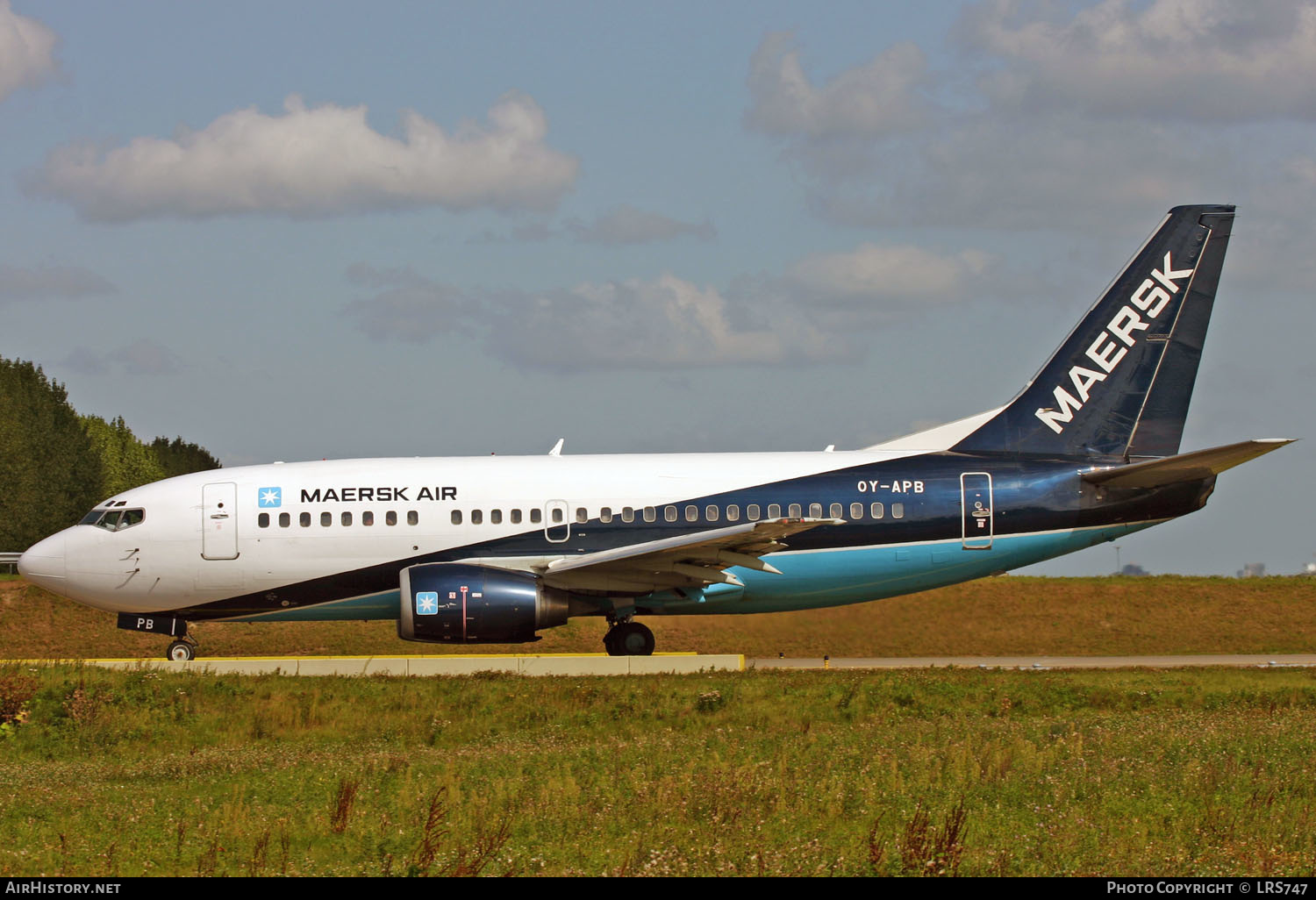 Aircraft Photo of OY-APB | Boeing 737-5L9 | Maersk Air | AirHistory.net #343867