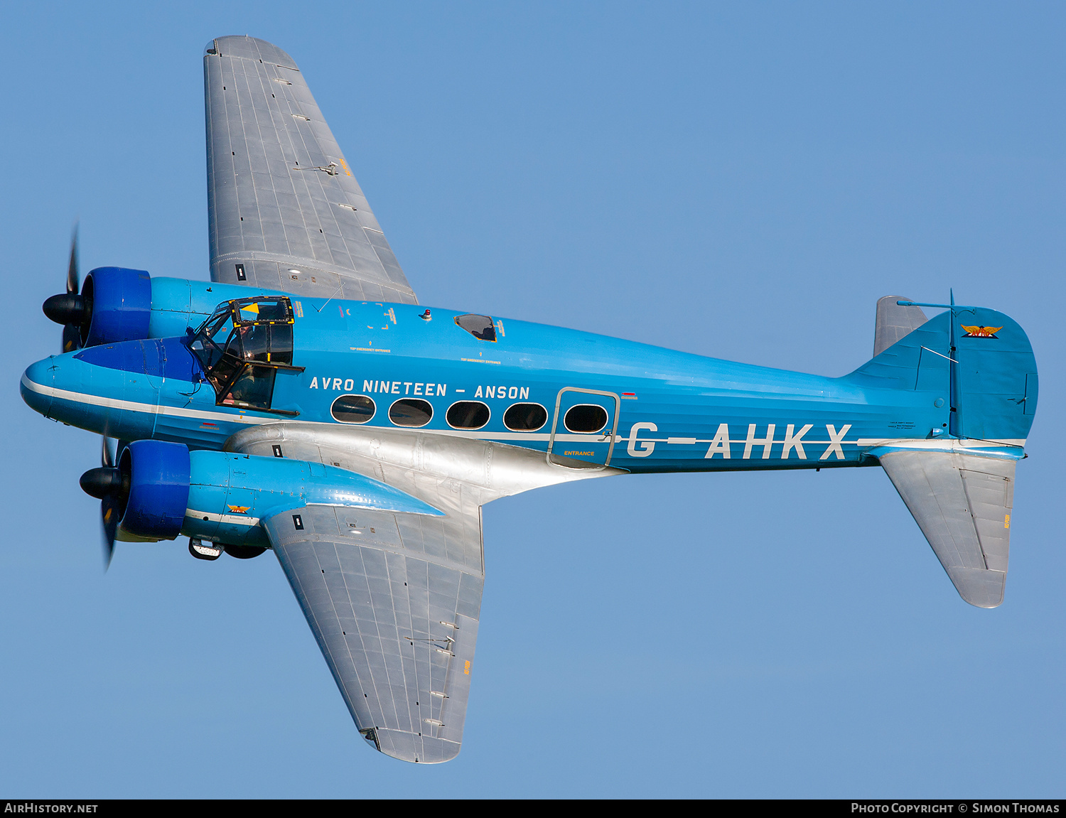 Aircraft Photo of G-AHKX | Avro 652A Anson C19/2 | AirHistory.net #343872