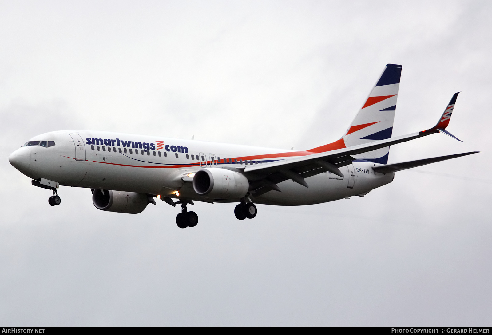 Aircraft Photo of OK-TVV | Boeing 737-86N | Smartwings | AirHistory.net #343890