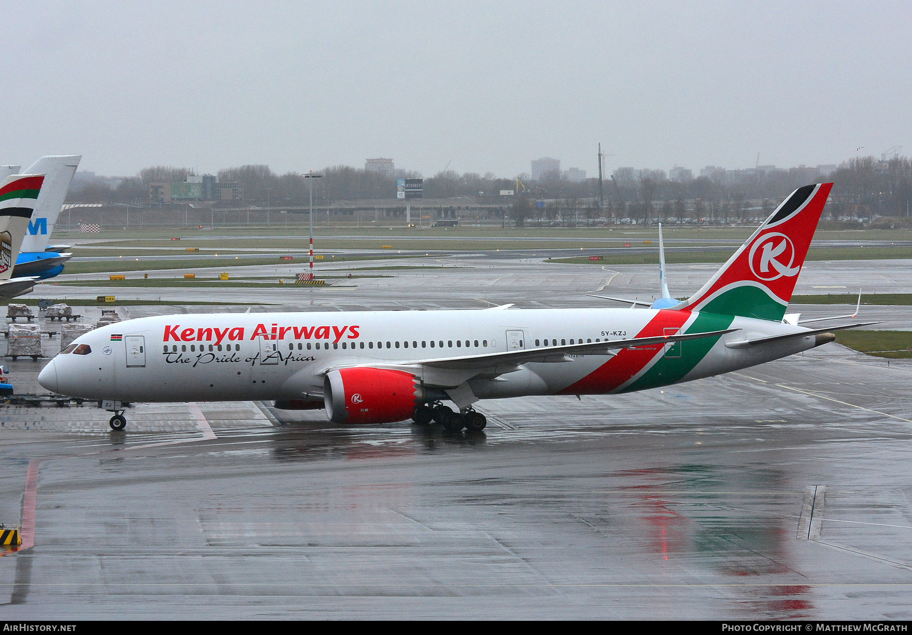 Aircraft Photo of 5Y-KZJ | Boeing 787-8 Dreamliner | Kenya Airways | AirHistory.net #343910