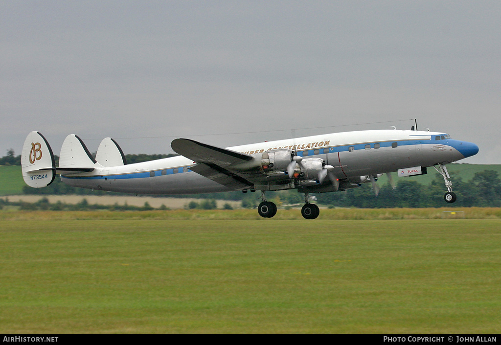 Aircraft Photo of N73544 | Lockheed L-1049F Super Constellation | Breitling | AirHistory.net #343920