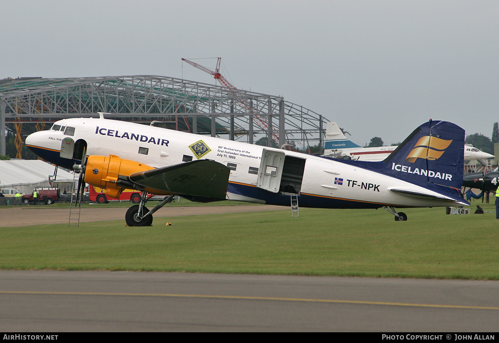 Aircraft Photo of TF-NPK | Douglas C-47A Skytrain | DC-3 Þristavinir | Icelandair | AirHistory.net #343922