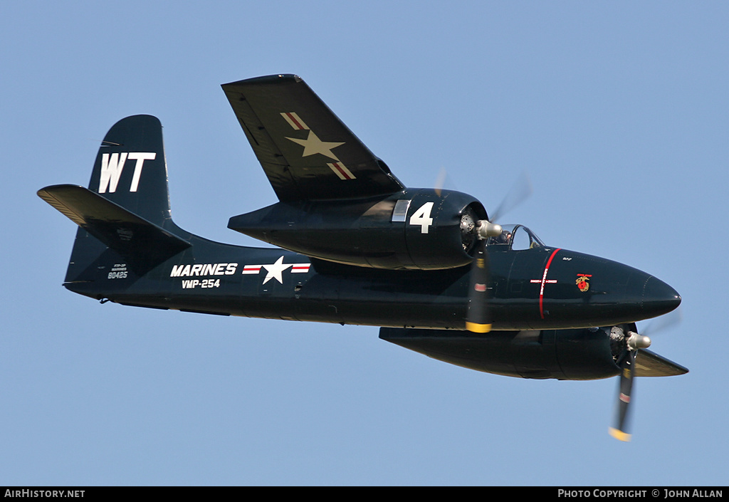 Aircraft Photo of G-RUMT / 80425 | Grumman F7F-3P Tigercat | USA - Marines | AirHistory.net #343935