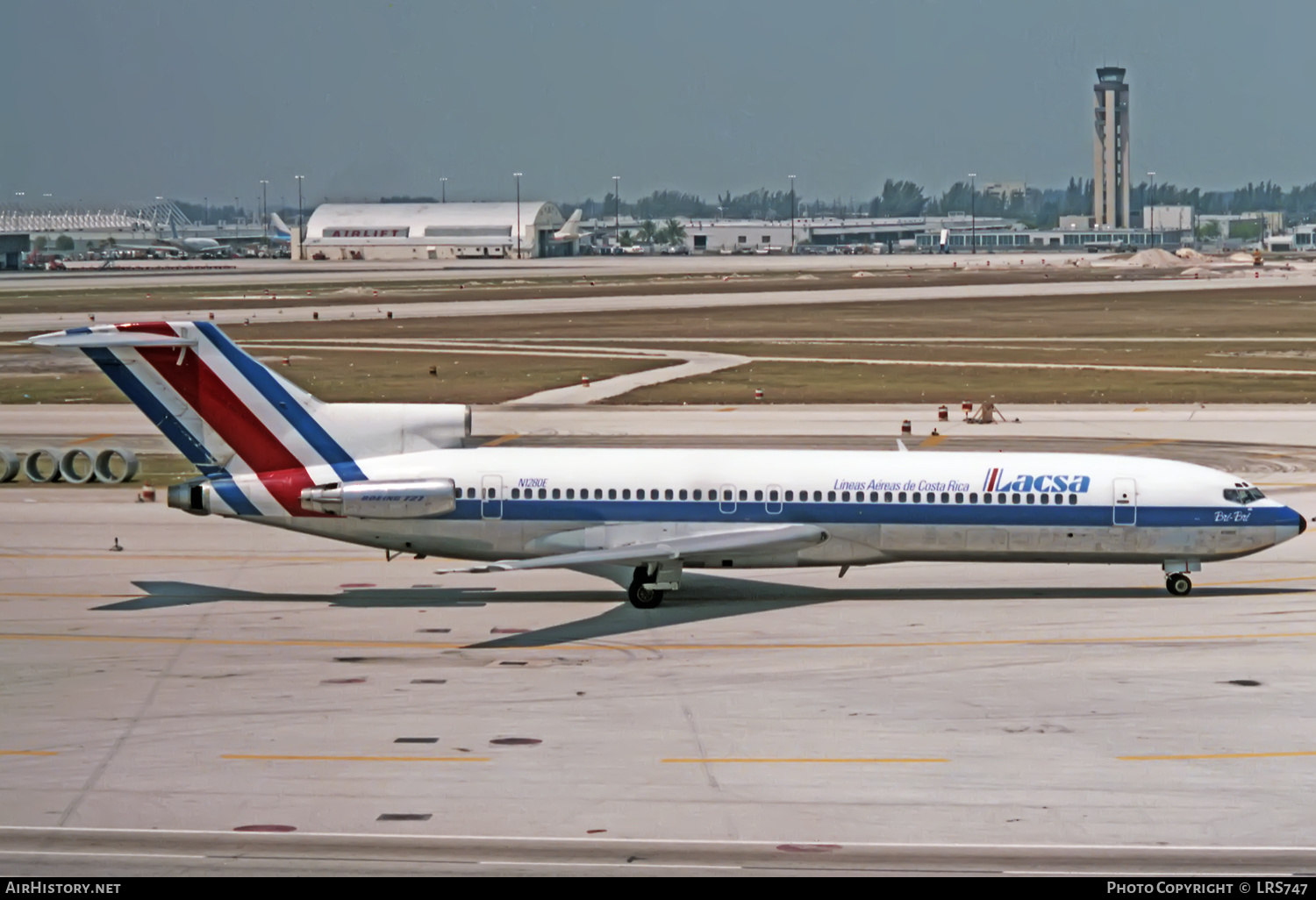 Aircraft Photo of N1280E | Boeing 727-2Q6/Adv | LACSA - Líneas Aéreas de Costa Rica | AirHistory.net #343971