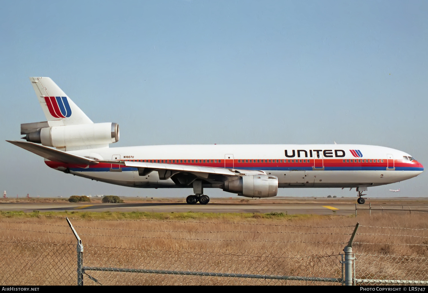 Aircraft Photo of N1807U | McDonnell Douglas DC-10-10 | United Airlines | AirHistory.net #343976