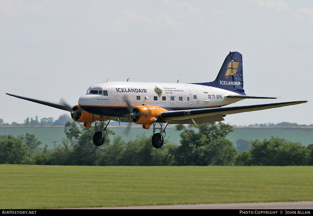 Aircraft Photo of TF-NPK | Douglas C-47A Skytrain | DC-3 Þristavinir | Icelandair | AirHistory.net #343986