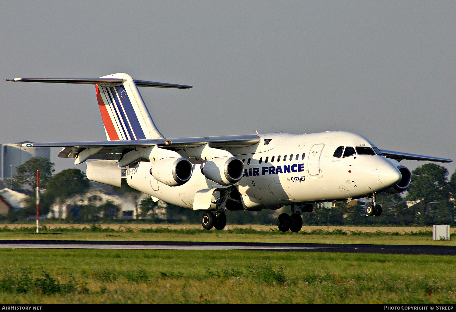 Aircraft Photo of EI-CSK | British Aerospace BAe-146-200A | Air France | AirHistory.net #344014