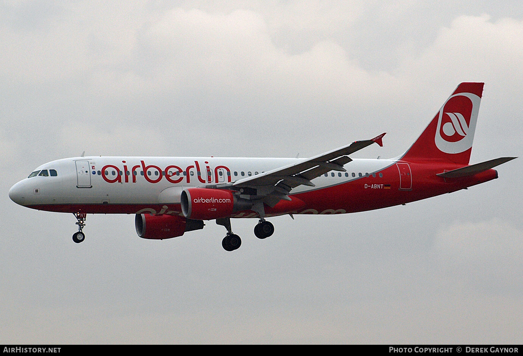 Aircraft Photo of D-ABNT | Airbus A320-214 | Air Berlin | AirHistory.net #344018