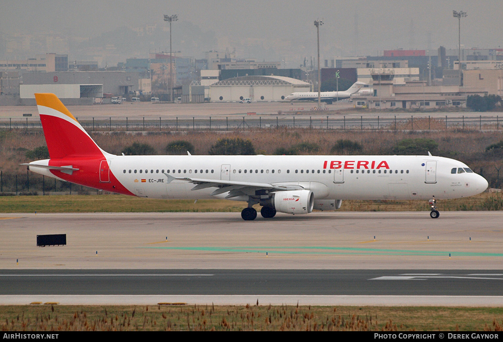Aircraft Photo of EC-JRE | Airbus A321-212 | Iberia | AirHistory.net #344024