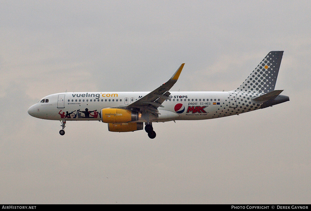 Aircraft Photo of EC-MEQ | Airbus A320-232 | Vueling Airlines | AirHistory.net #344041