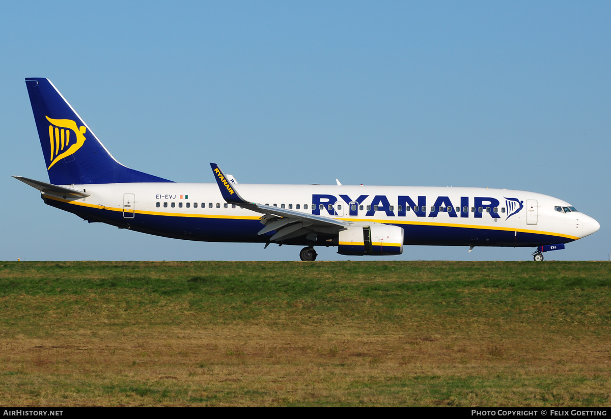 Aircraft Photo of EI-EVJ | Boeing 737-8AS | Ryanair | AirHistory.net #344054
