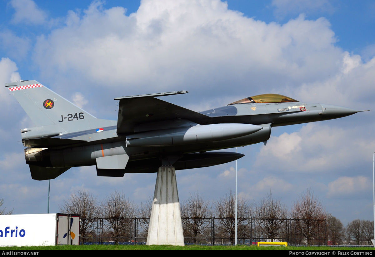 Aircraft Photo of J-246 | General Dynamics F-16A Fighting Falcon | Netherlands - Air Force | AirHistory.net #344069