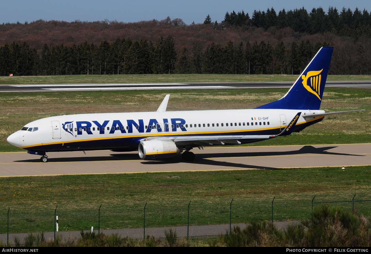 Aircraft Photo of EI-DHF | Boeing 737-8AS | Ryanair | AirHistory.net #344072