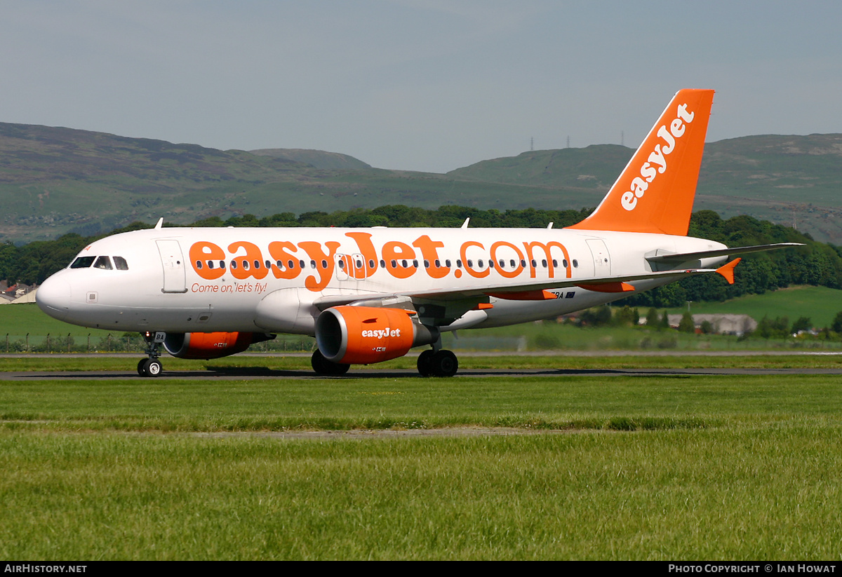 Aircraft Photo of G-EZBA | Airbus A319-111 | EasyJet | AirHistory.net #344084