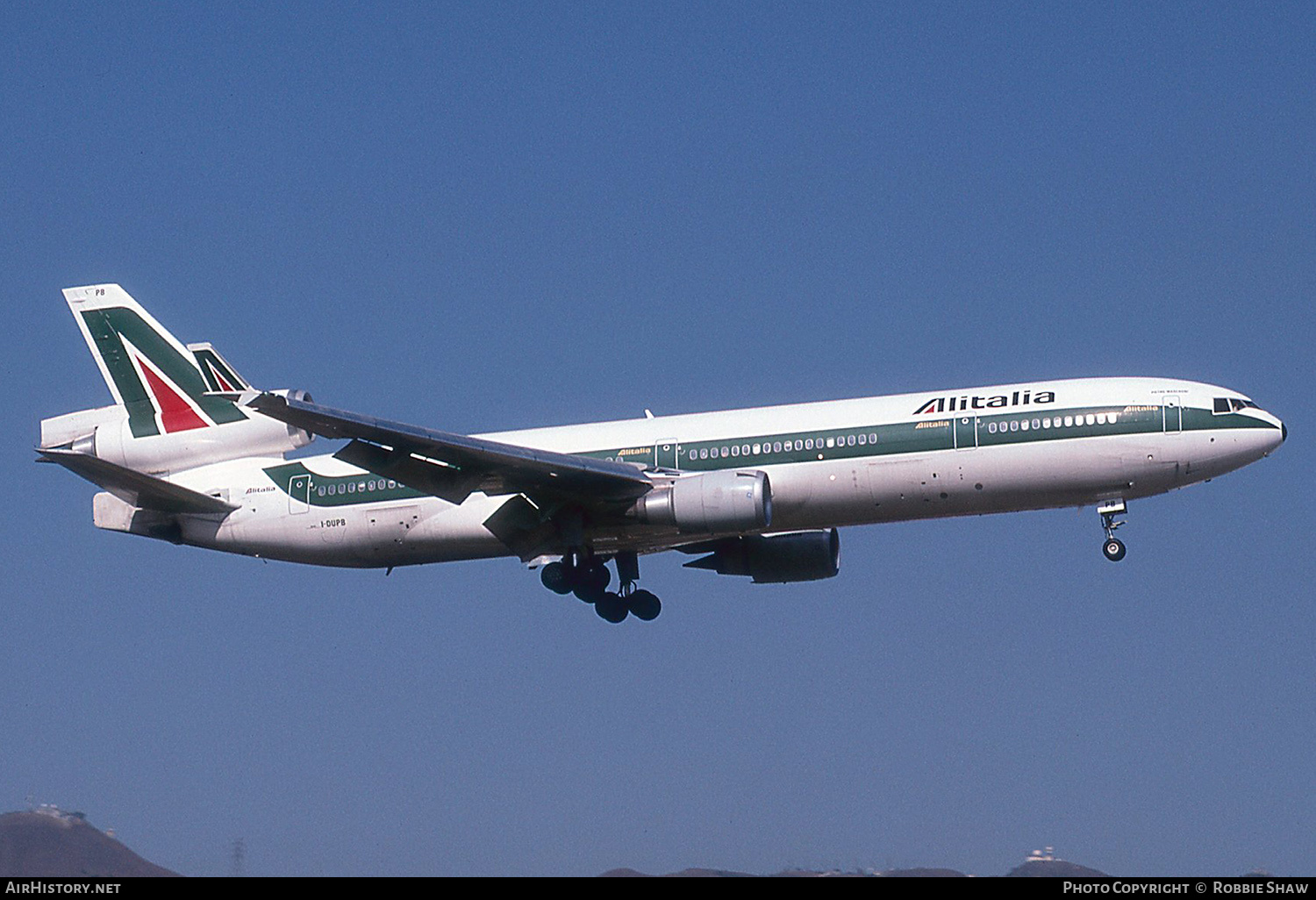 Aircraft Photo of I-DUPB | McDonnell Douglas MD-11 | Alitalia | AirHistory.net #344101