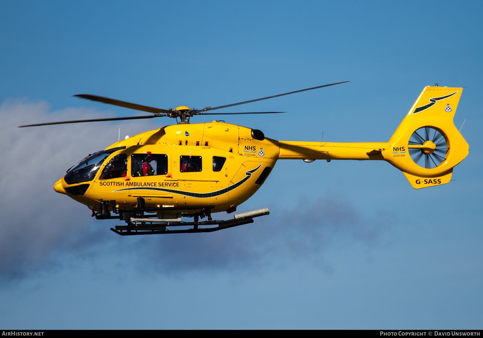 Aircraft Photo of G-SASS | Airbus Helicopters EC-145 (BK-117 D-2) | Scottish Ambulance Service | AirHistory.net #344105