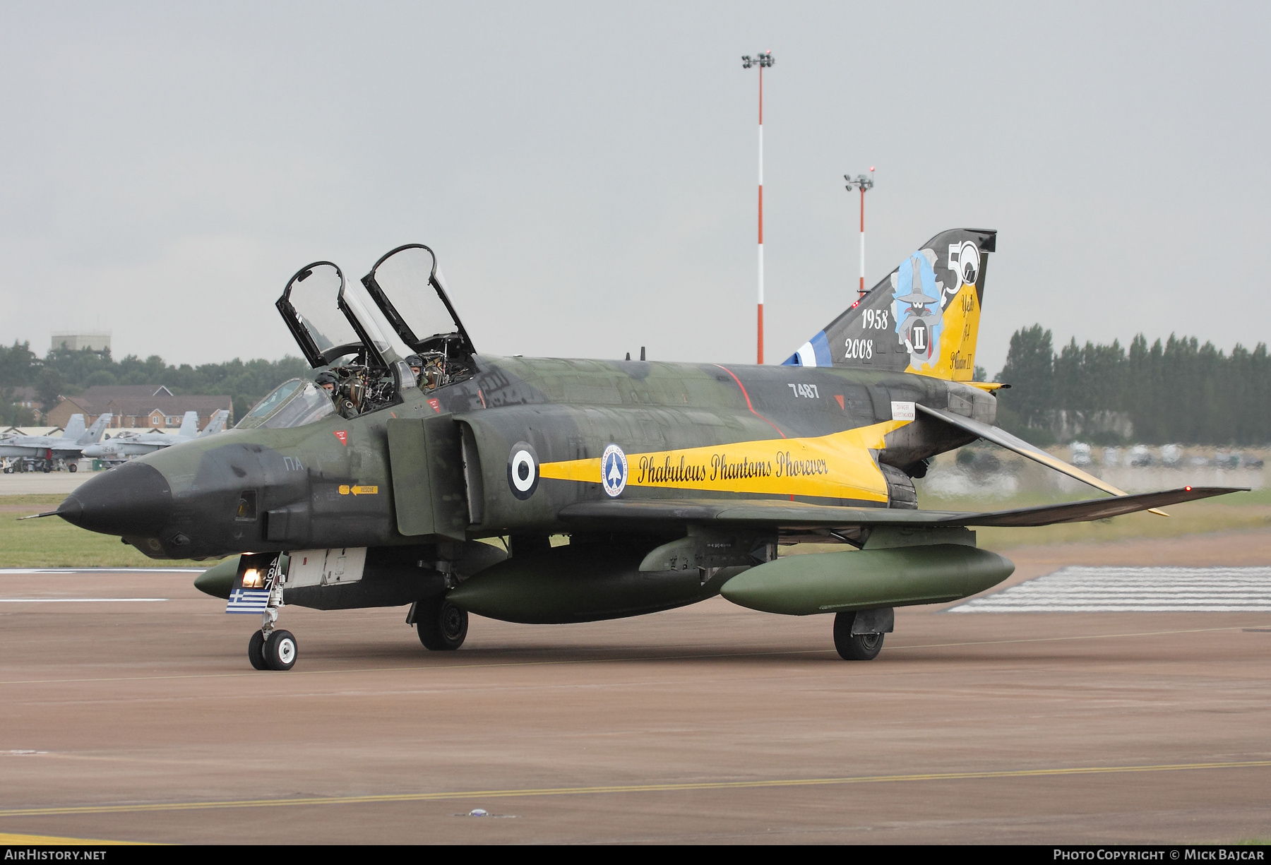 Aircraft Photo of 7487 | McDonnell Douglas RF-4E Phantom II | Greece - Air Force | AirHistory.net #344139