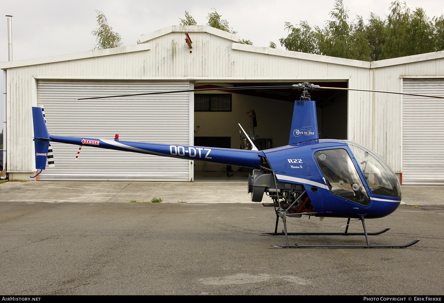 Aircraft Photo of OO-DTZ | Robinson R-22 Beta II | AirHistory.net #344216