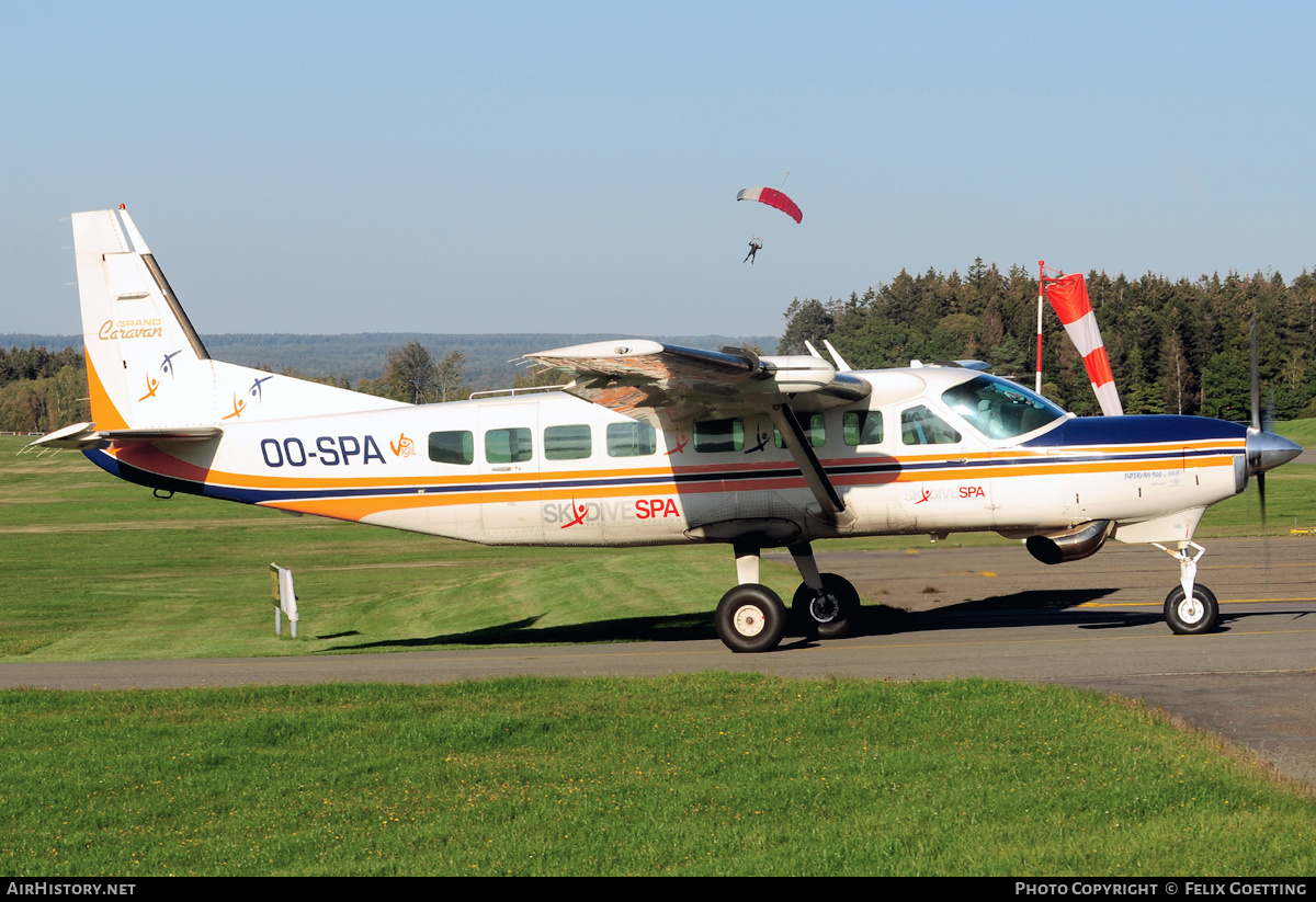 Aircraft Photo of OO-SPA | Cessna 208B Grand Caravan | SkyDive Spa | AirHistory.net #344218