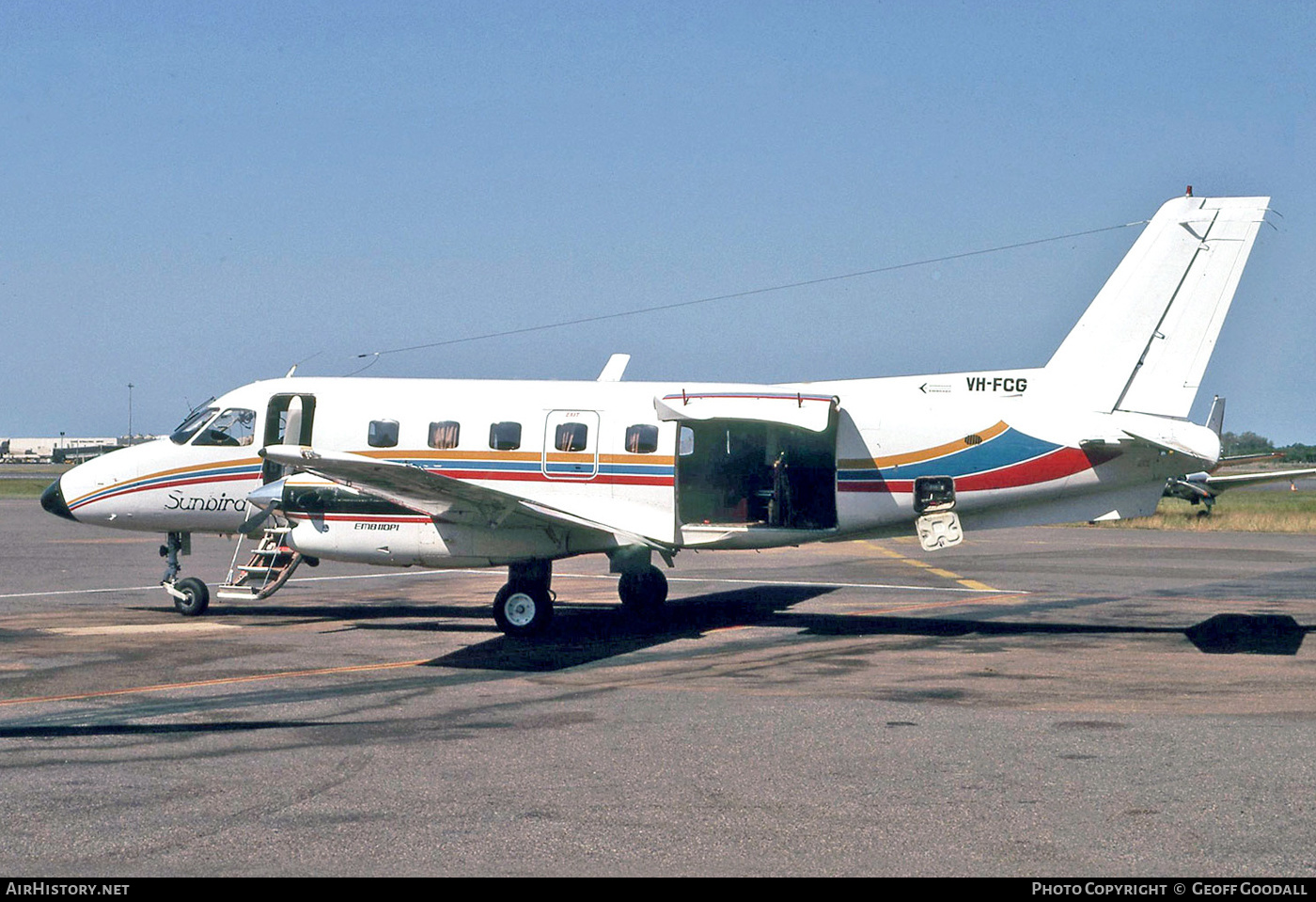 Aircraft Photo of VH-FCG | Embraer EMB-110 Bandeirante | Sunbird Airlines | AirHistory.net #344283