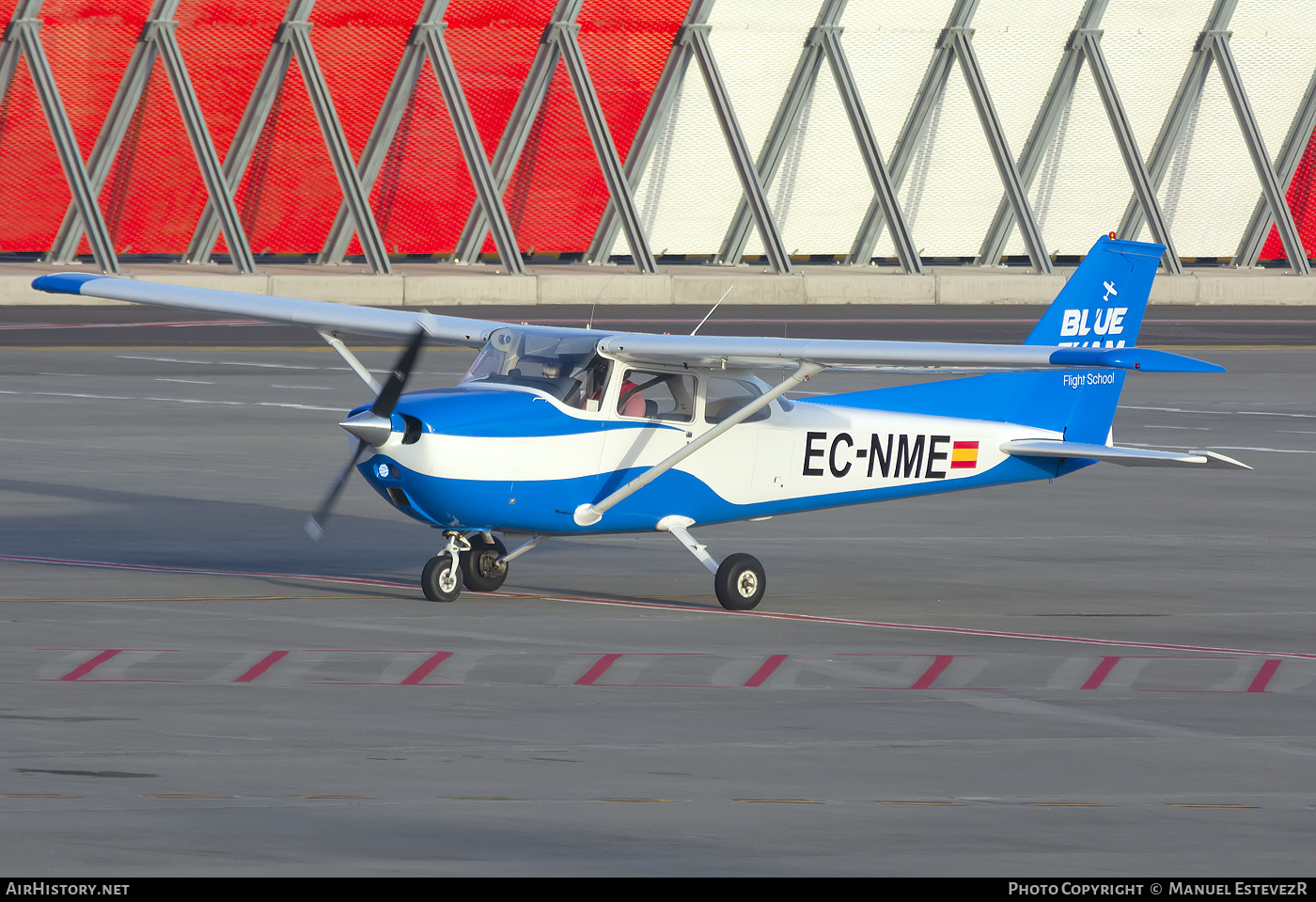 Aircraft Photo of EC-NME | Reims F172M Skyhawk | Blue Team Flight School | AirHistory.net #344354