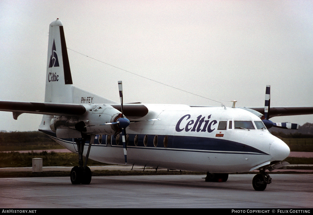 Aircraft Photo of PH-FEY | Fokker F27-200 Friendship | Celtic Airways | AirHistory.net #344373