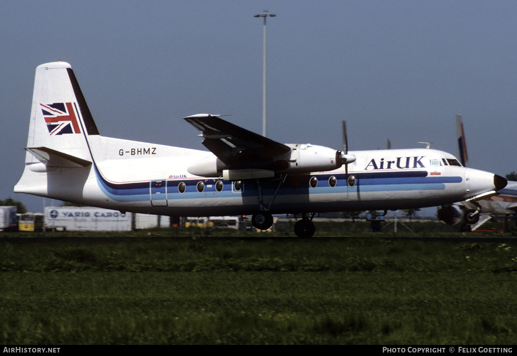 Aircraft Photo of G-BHMZ | Fokker F27-200 Friendship | Air UK | AirHistory.net #344374