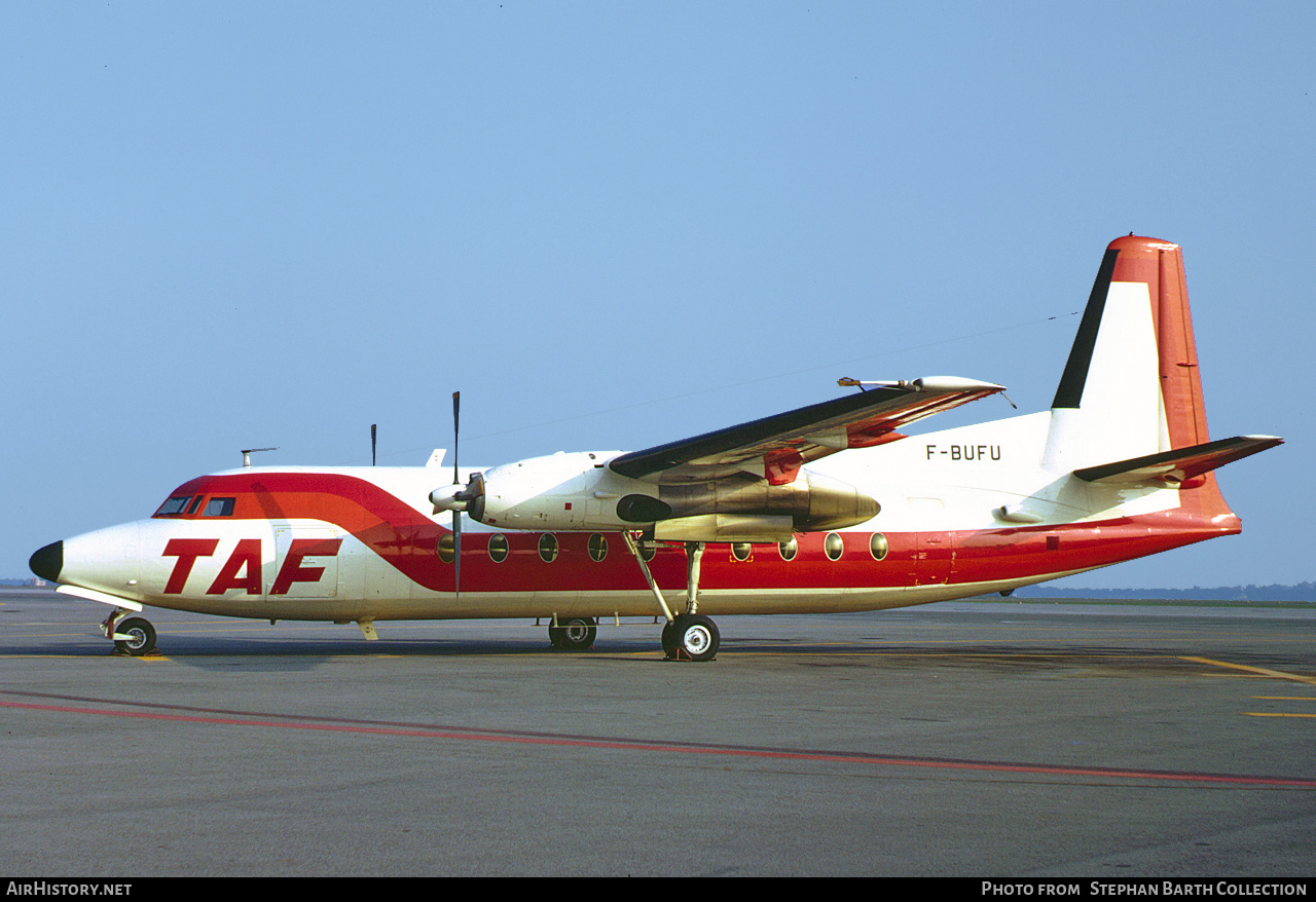 Aircraft Photo of F-BUFU | Fokker F27-200 Friendship | TAF - Taxi Avia France | AirHistory.net #344378